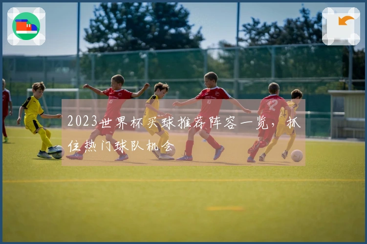 2023世界杯买球推荐阵容一览，抓住热门球队机会